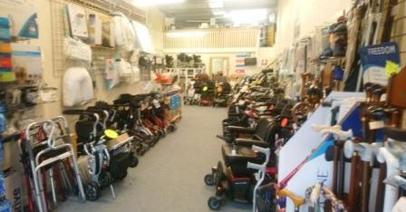 Shop interior showing range of stock